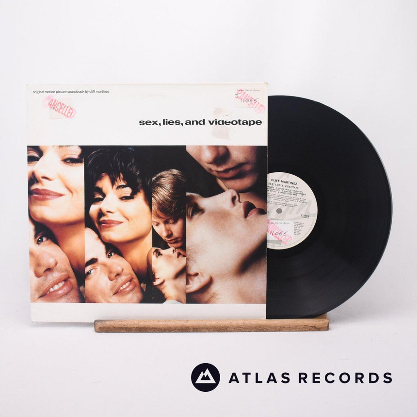 Cliff Martinez Sex, Lies, And Videotape LP Vinyl Record - Front Cover & Record