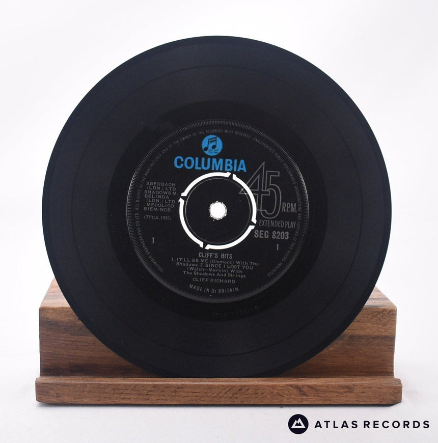 Cliff Richard - Cliff's Hits - 7" EP Vinyl Record - VG+/VG+