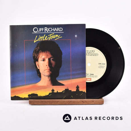Cliff Richard Little Town 7" Vinyl Record - Front Cover & Record