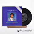 Cliff Richard Mistletoe & Wine 7" Vinyl Record - Front Cover & Record