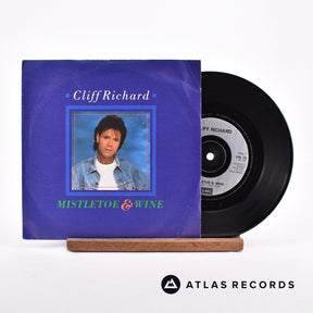 Cliff Richard Mistletoe & Wine 7" Vinyl Record - Front Cover & Record