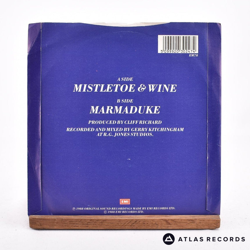 Cliff Richard - Mistletoe & Wine - 7" Vinyl Record - VG+/EX