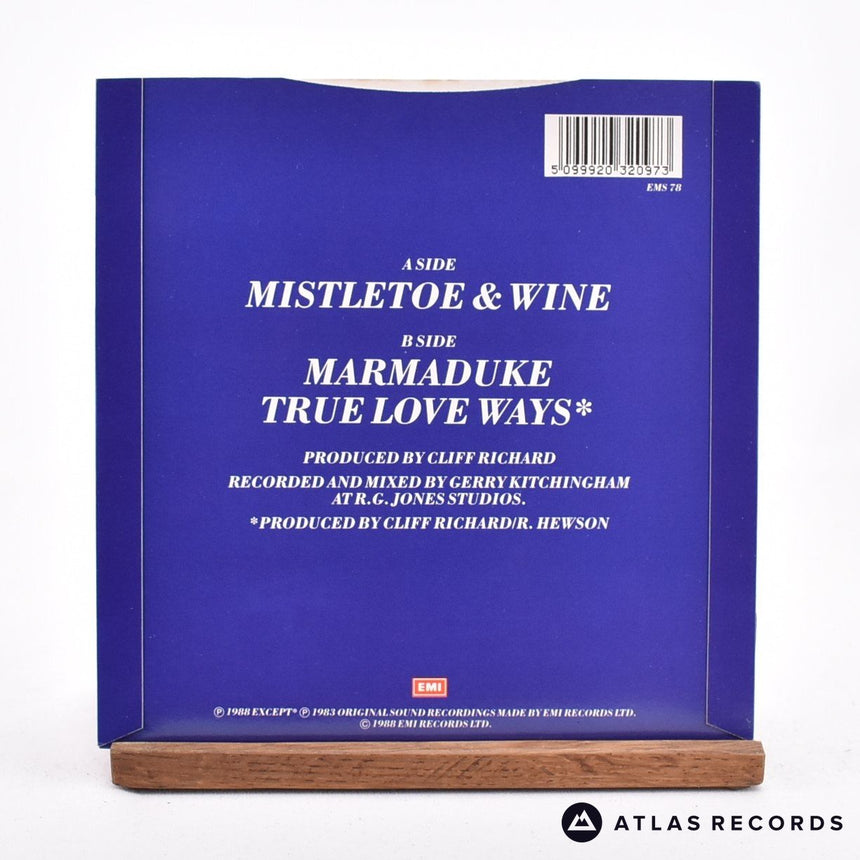 Cliff Richard - Mistletoe & Wine - 7" Vinyl Record - NM/EX