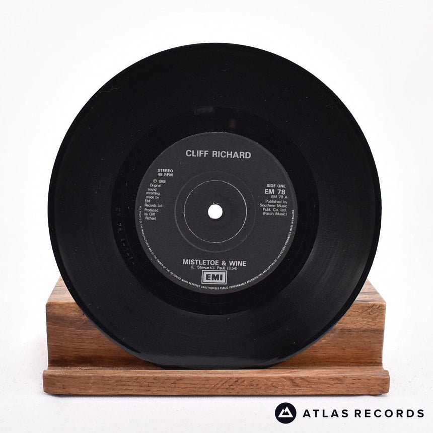 Cliff Richard - Mistletoe & Wine - 7" Vinyl Record - VG+/VG+