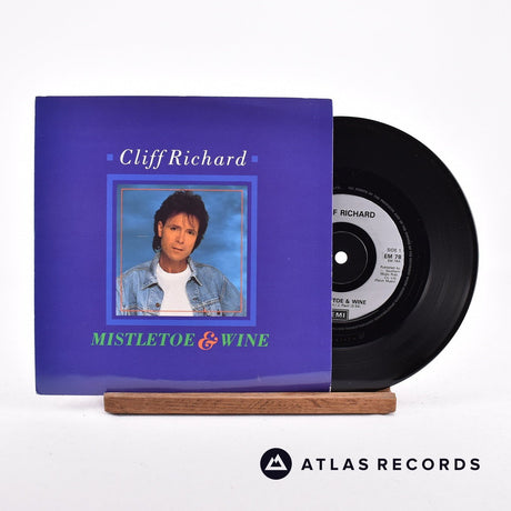 Cliff Richard Mistletoe & Wine 7" Vinyl Record - Front Cover & Record