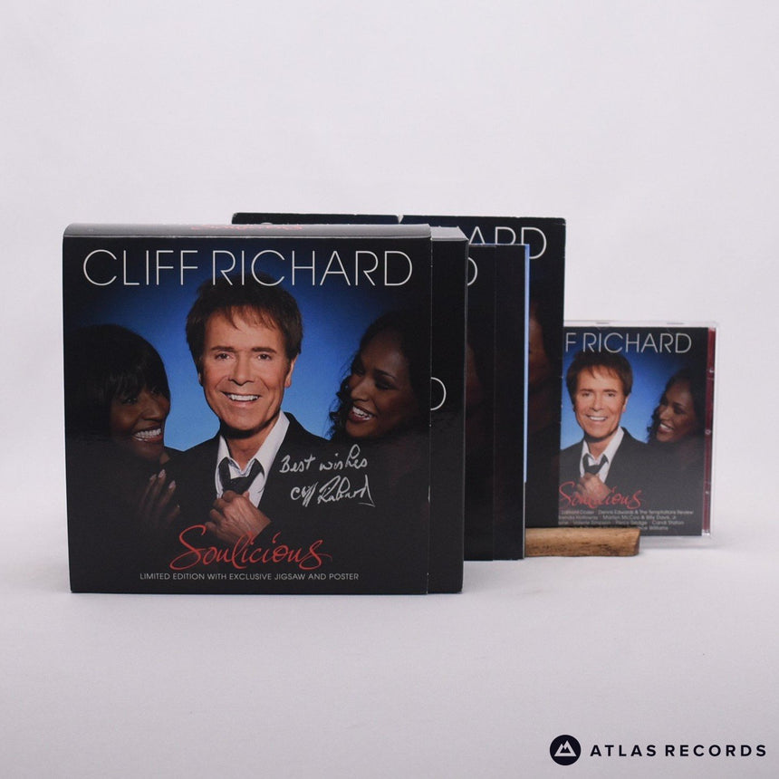 Cliff Richard Soulicious Box Set CD Vinyl Record - Front Cover & Record