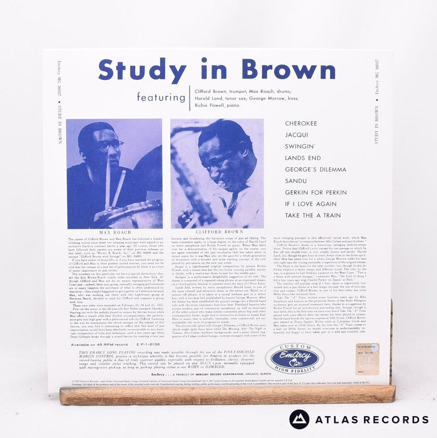 Clifford Brown And Max Roach - Study In Brown - 180G LP Vinyl Record - NM/NM