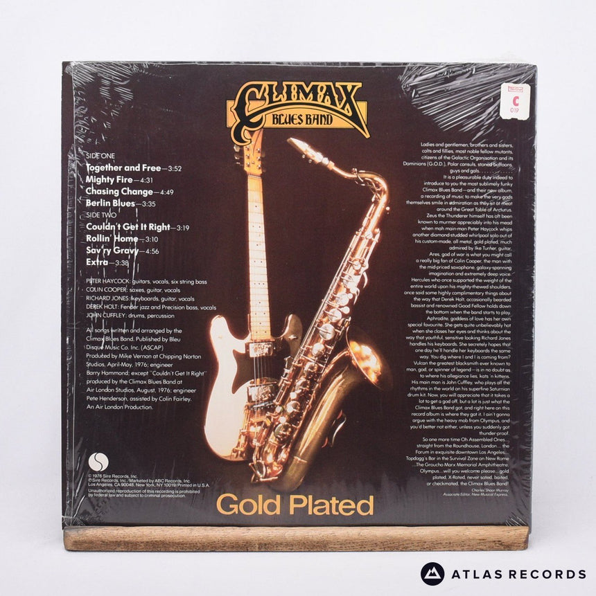 Climax Blues Band - Gold Plated - LP Vinyl Record - VG+/EX