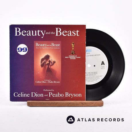 Céline Dion Beauty And The Beast 7" Vinyl Record - Front Cover & Record