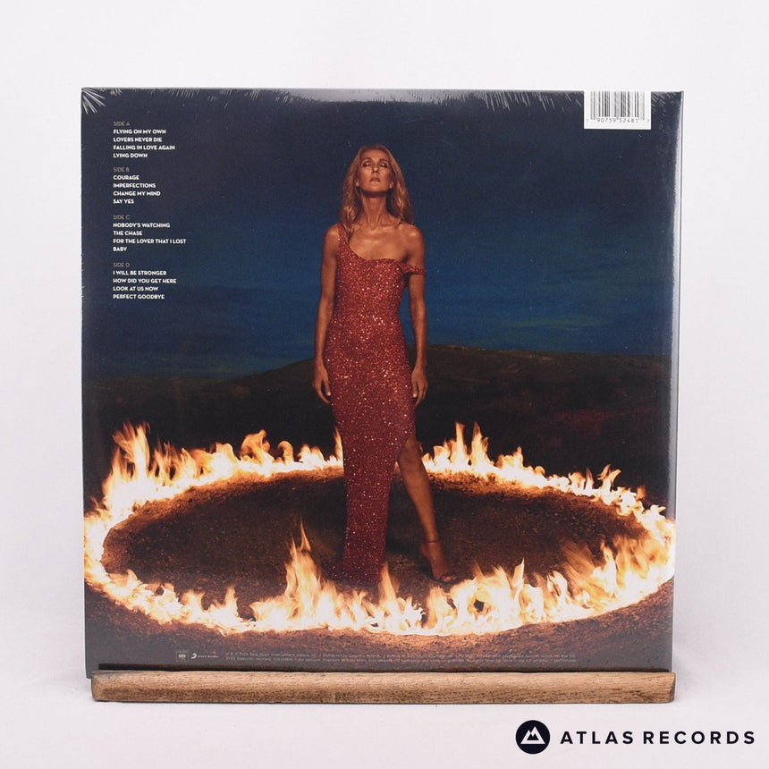 Céline Dion - Courage - Booklet Ruby Red 2 x LP Vinyl Record - NEW