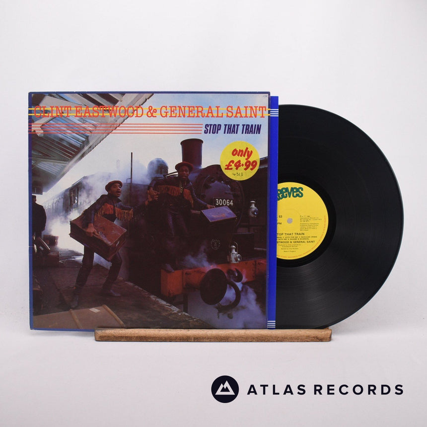 Clint Eastwood And General Saint Stop That Train LP Vinyl Record - Front Cover & Record