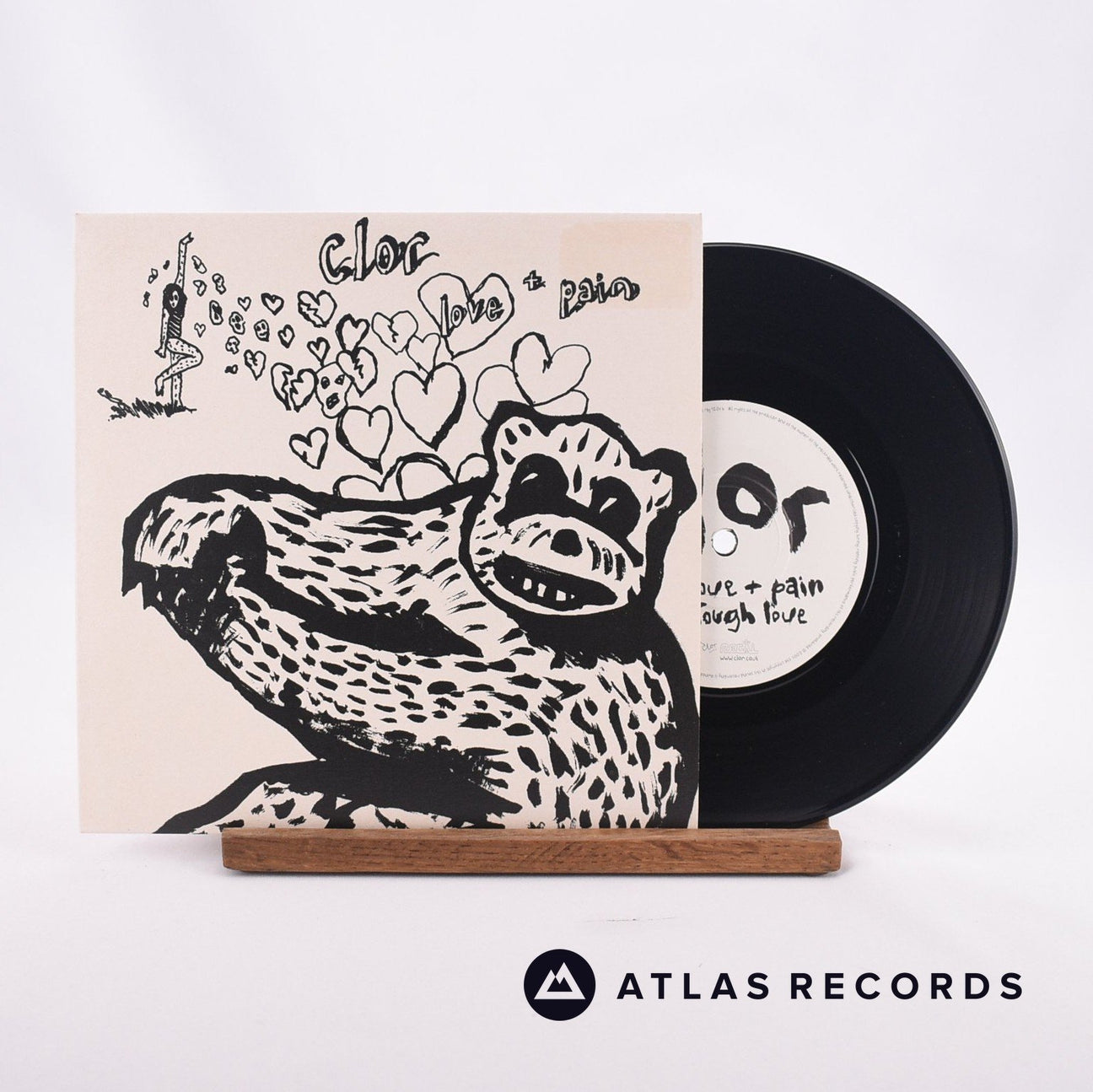 Clor Love + Pain 7" Vinyl Record - Front Cover & Record