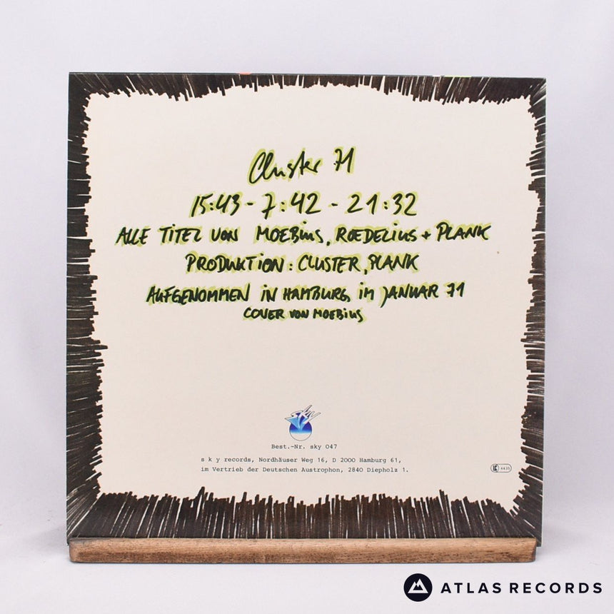 Cluster - Cluster '71 - Reissue A2 B LP Vinyl Record - EX/NM