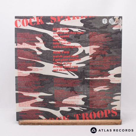 Cock Sparrer - Shock Troops - Red & Black Limited Edition LP Vinyl Record