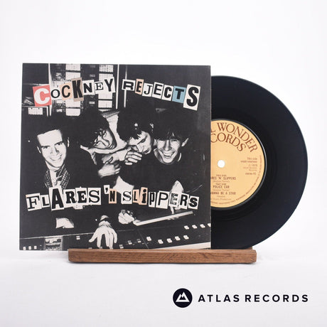 Cockney Rejects Flares 'n Slippers 7" Vinyl Record - Front Cover & Record