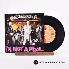 Cockney Rejects I'm Not A Fool 7" Vinyl Record - Front Cover & Record