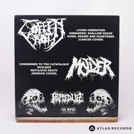 Coffin Rot - Split - Red Splatter On White 12" Vinyl Record - EX/NM