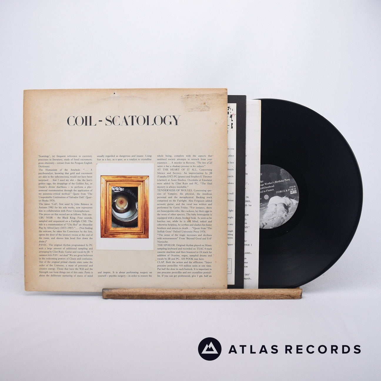 Coil Scatology LP Vinyl Record - Front Cover & Record