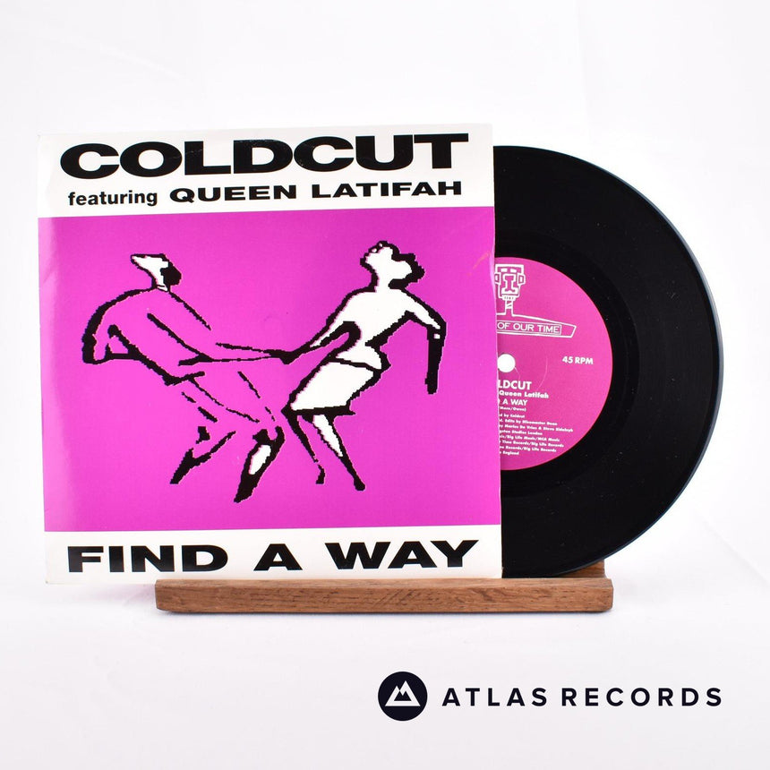 Coldcut Find A Way 7" Vinyl Record - Front Cover & Record