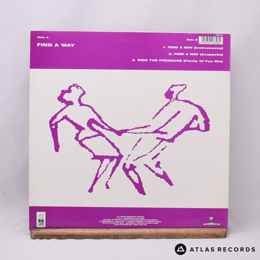 Coldcut - Find A Way - Damont 12" Vinyl Record - EX/EX