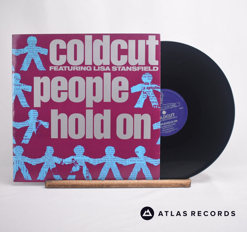 Coldcut People Hold On 12" Vinyl Record - Front Cover & Record