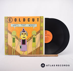 Coldcut What's That Noise? LP + 12" Vinyl Record - Front Cover & Record