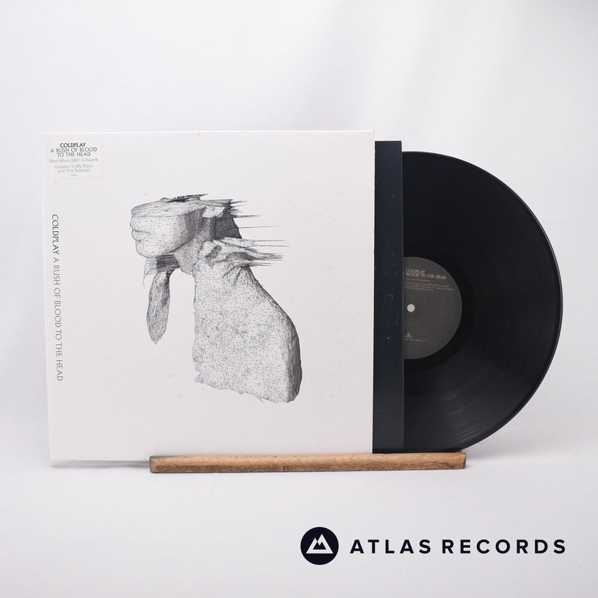 Coldplay A Rush Of Blood To The Head LP Vinyl Record - Front Cover & Record