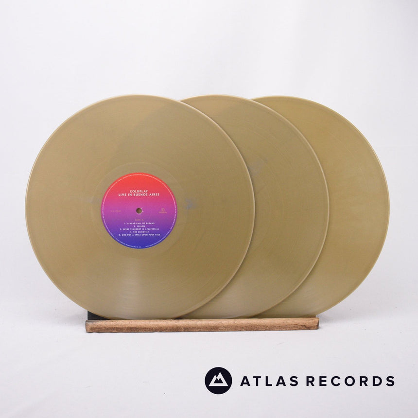 Coldplay - Live In Buenos Aires - 3 x LP + 2 x DVD Vinyl Record - EX/EX