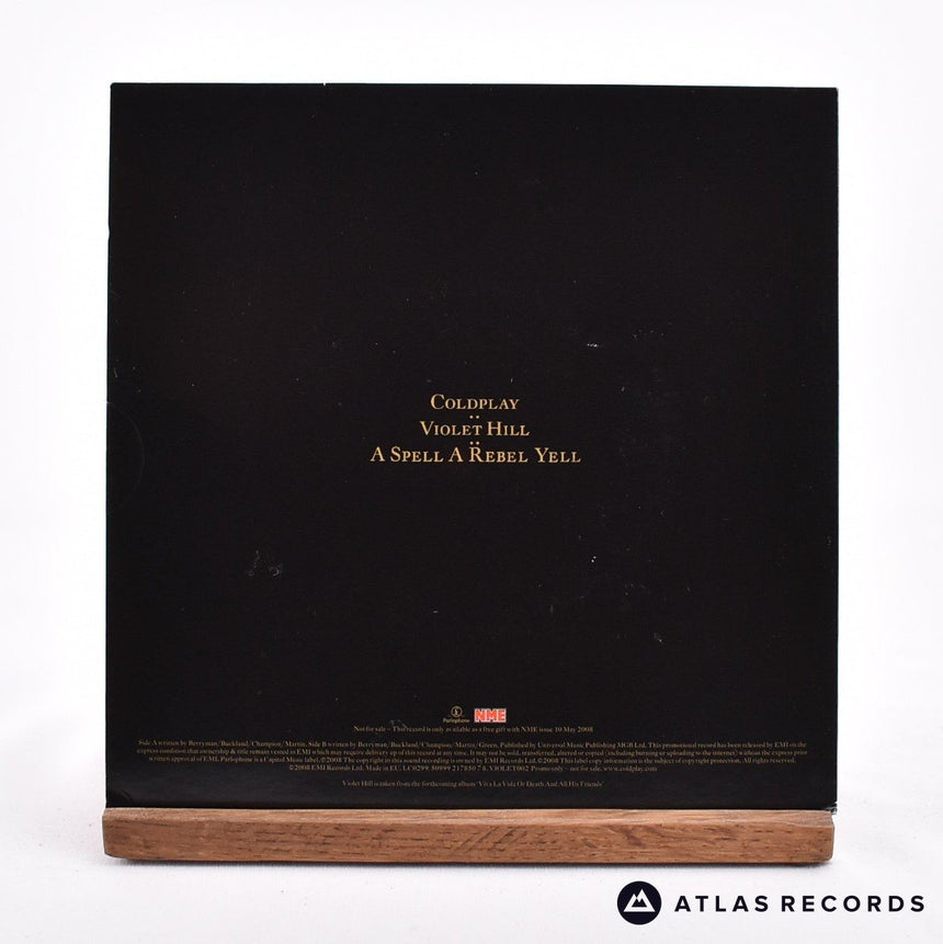Coldplay - Violet Hill - Die-Cut Sleeve 7" Vinyl Record - VG+/Mint (New)
