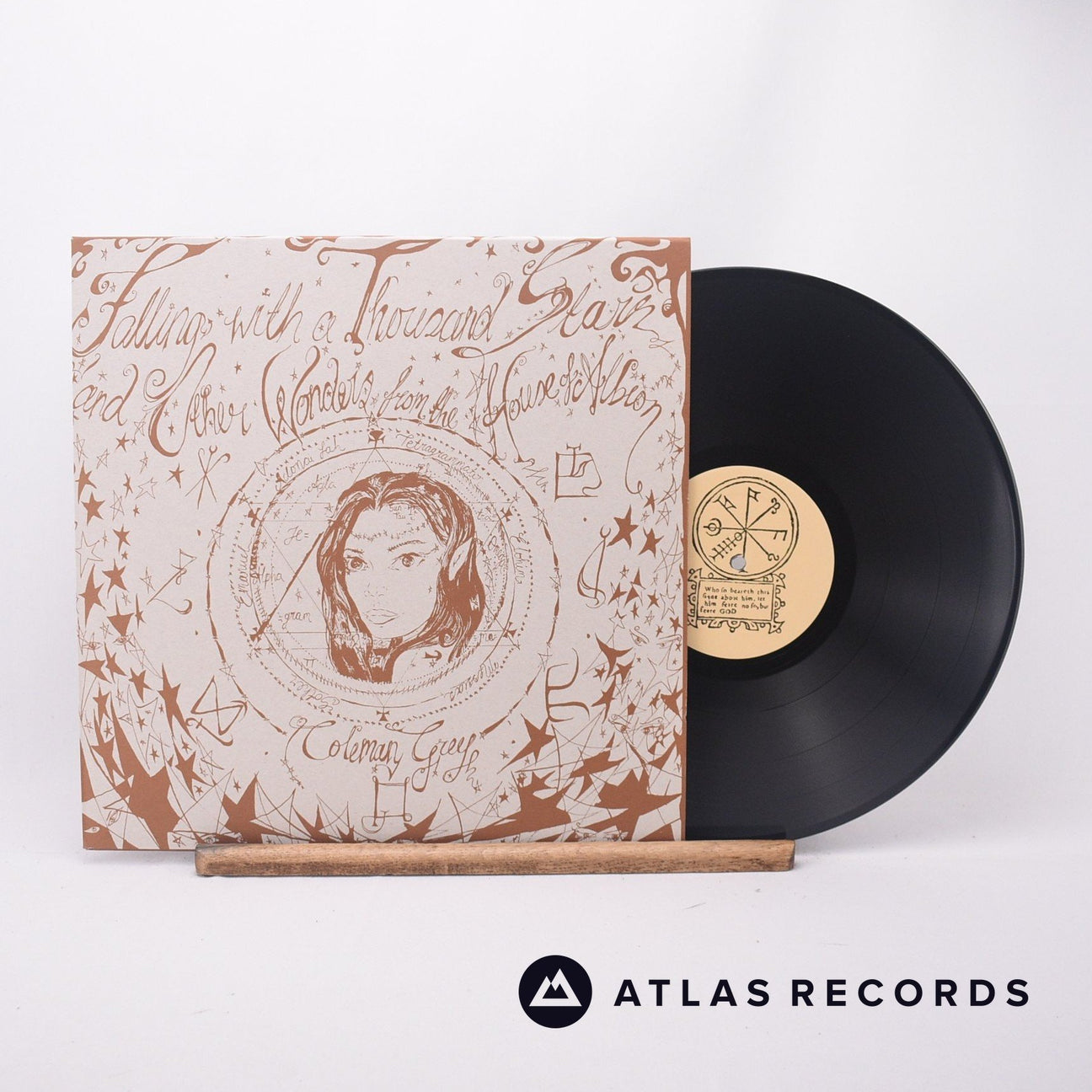 Coleman Grey Falling With A Thousand Stars And Other Wonders From The House Of Albion LP Vinyl Record - Front Cover & Record