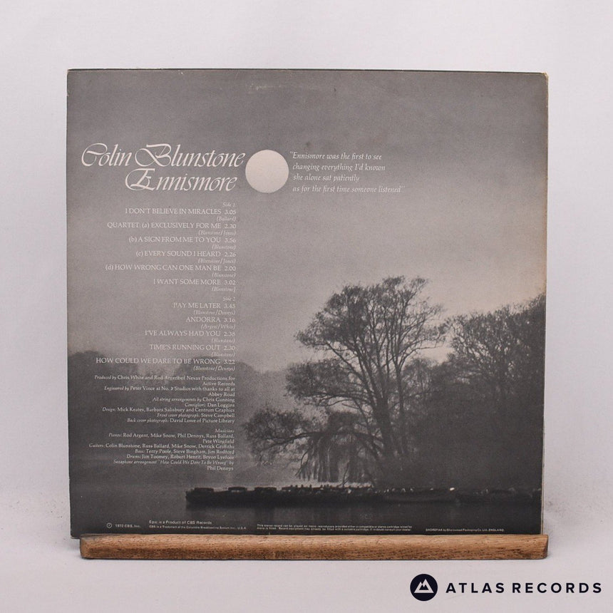 Colin Blunstone - Ennismore - Textured Sleeve LP Vinyl Record - EX/VG+