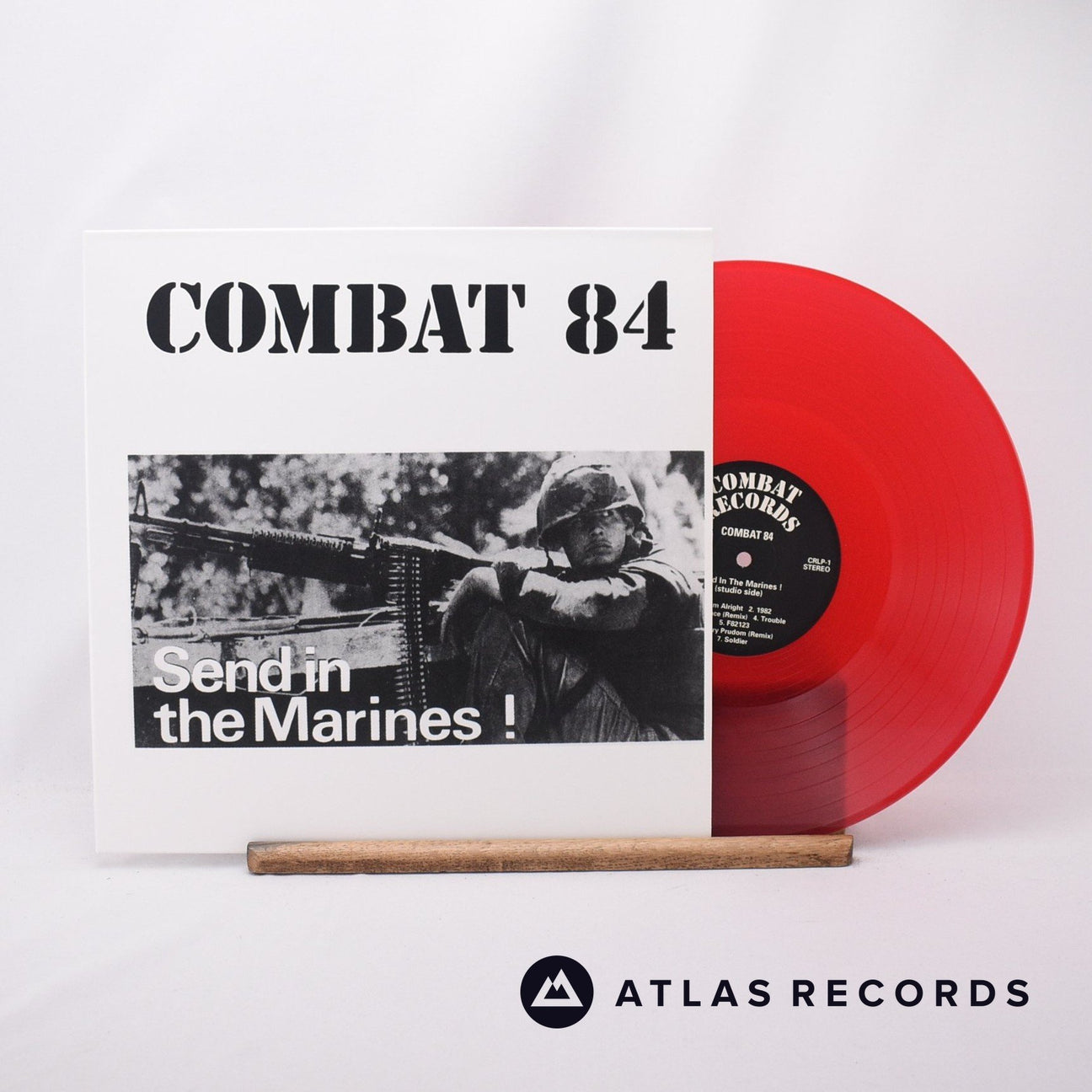 Combat 84 Send In The Marines! LP Vinyl Record - Front Cover & Record