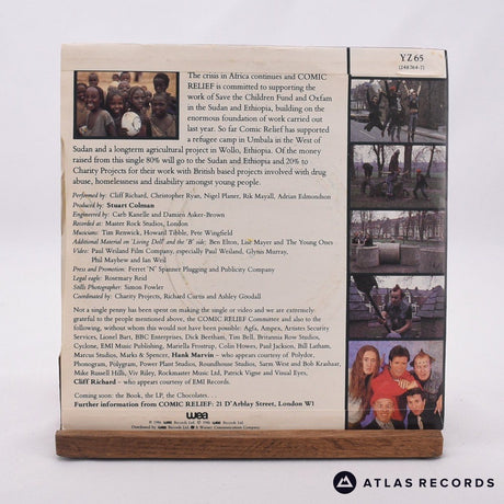 Comic Relief - Living Doll - 7" Vinyl Record - EX/VG+