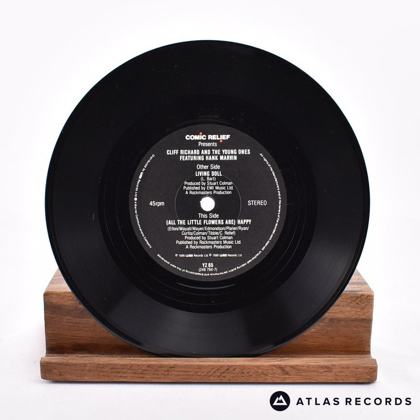 Comic Relief - Living Doll - 7" Vinyl Record - EX/EX