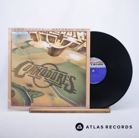 Commodores Natural High LP Vinyl Record - Front Cover & Record