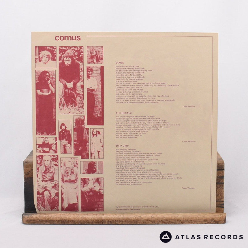 Comus - First Utterance - Lyric Sheet Gatefold A-3 B-3 LP Vinyl Record - VG+/VG+