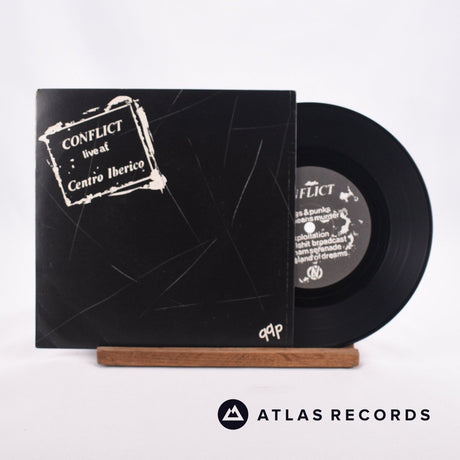 Conflict Live At Centro Iberico 7" Vinyl Record - Front Cover & Record