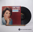 Connie Francis Sings Jewish Favorites LP Vinyl Record - Front Cover & Record