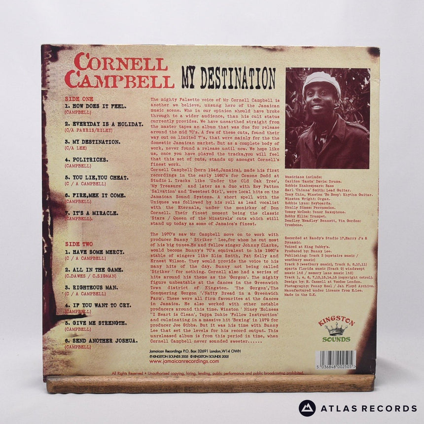 Cornell Campbell - My Destination - LP Vinyl Record - EX/EX