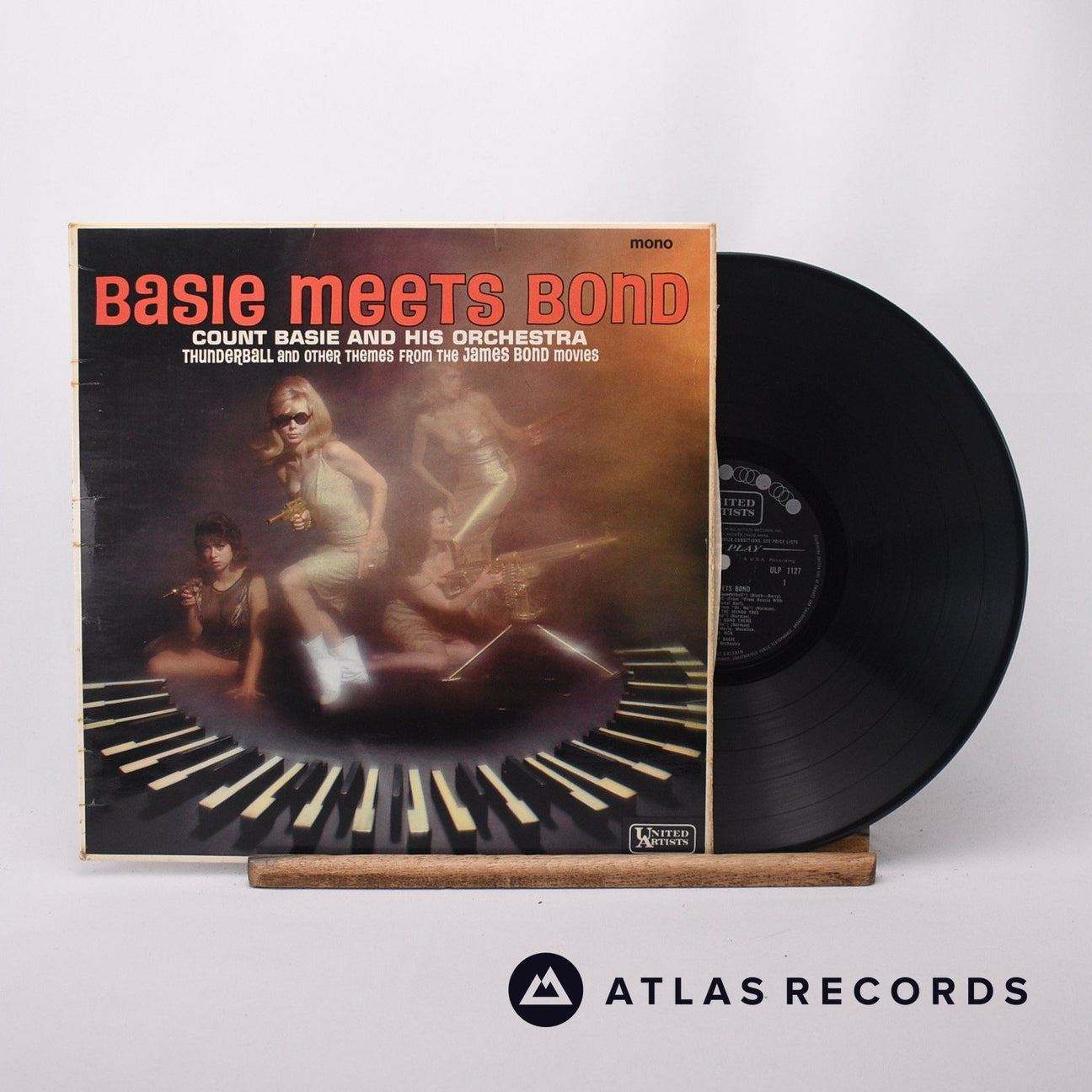 Count Basie Orchestra Basie Meets Bond LP Vinyl Record - Front Cover & Record