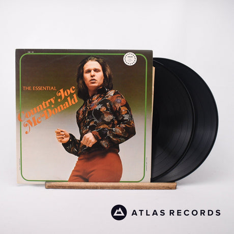 Country Joe McDonald The Essential Country Joe McDonald 2 x LP Vinyl Record - Front Cover & Record