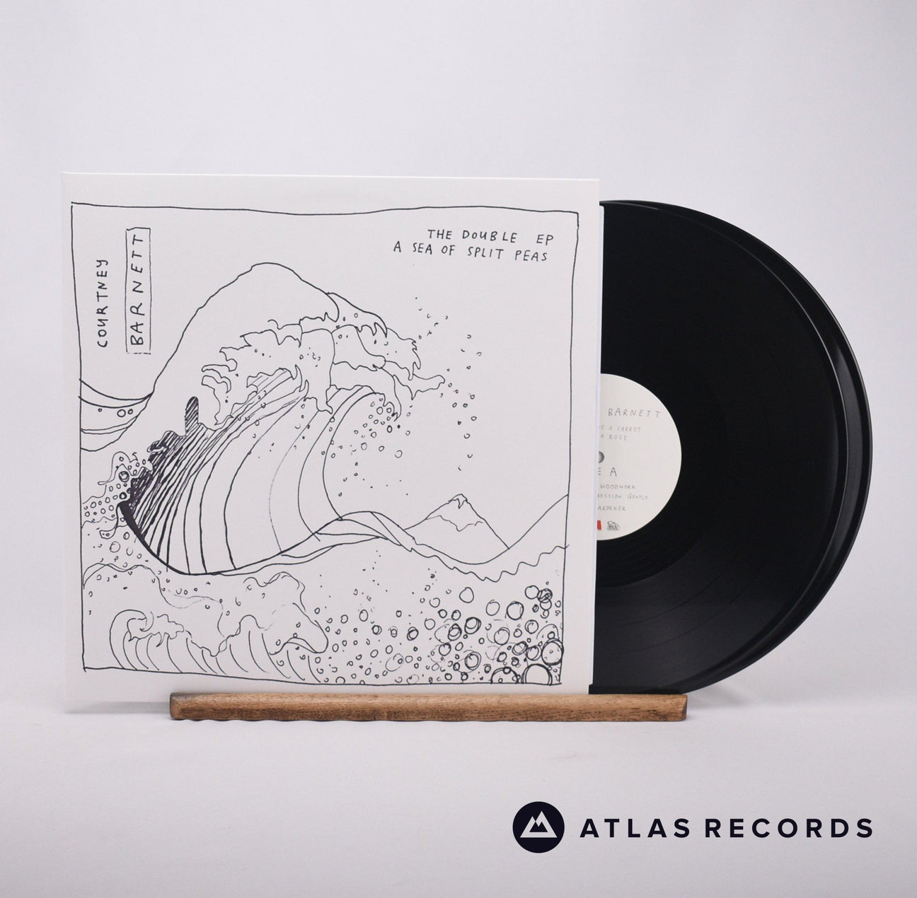 Courtney Barnett The Double EP: A Sea Of Split Peas Double LP Vinyl Record - Front Cover & Record