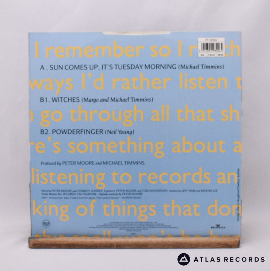 Cowboy Junkies - Sun Comes Up, It's Tuesday Morning - 12" Vinyl Record - EX/VG+