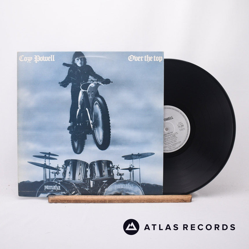 Cozy Powell Over The Top LP Vinyl Record - Front Cover & Record