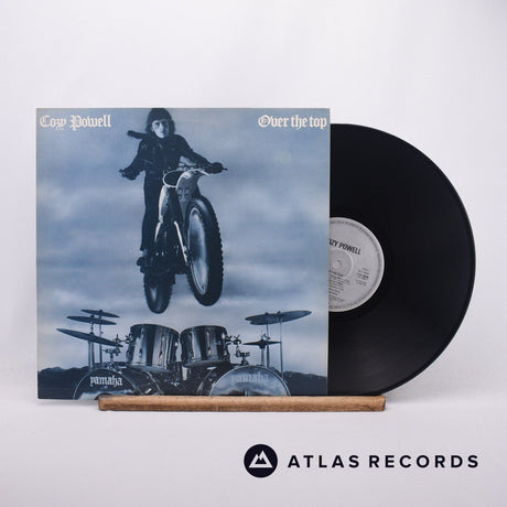 Cozy Powell Over The Top LP Vinyl Record - Front Cover & Record
