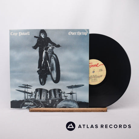 Cozy Powell Over The Top LP Vinyl Record - Front Cover & Record