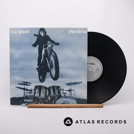 Cozy Powell Over The Top LP Vinyl Record - Front Cover & Record