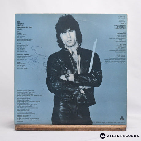 Cozy Powell - Over The Top - Signed LP Vinyl Record - VG+/EX