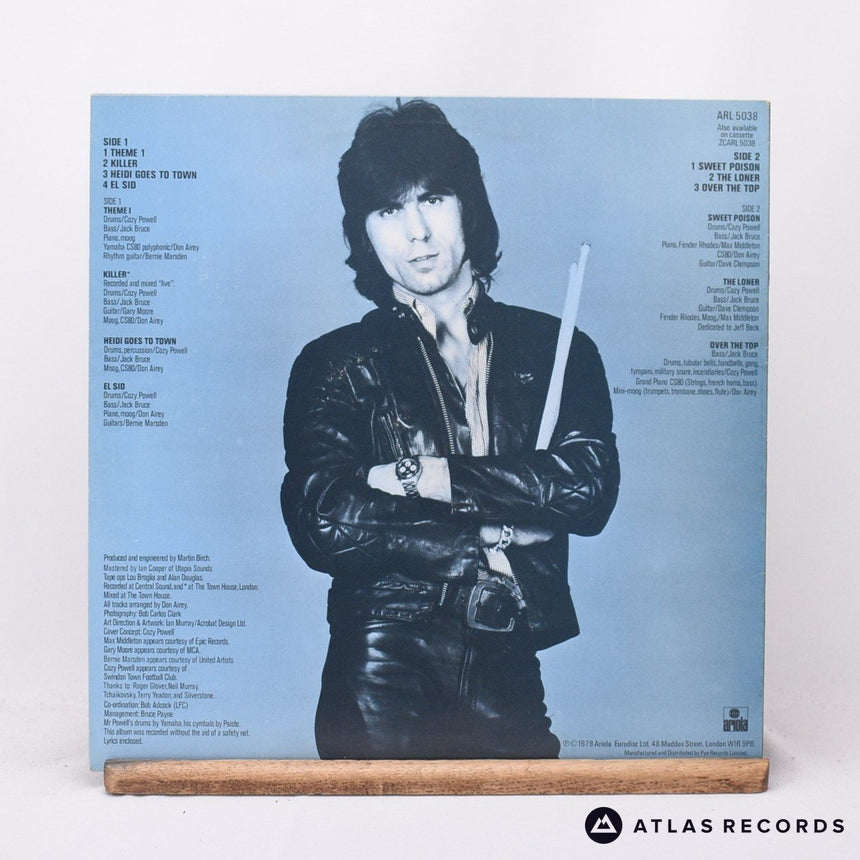 Cozy Powell - Over The Top - A-3 B-4 LP Vinyl Record - EX/EX