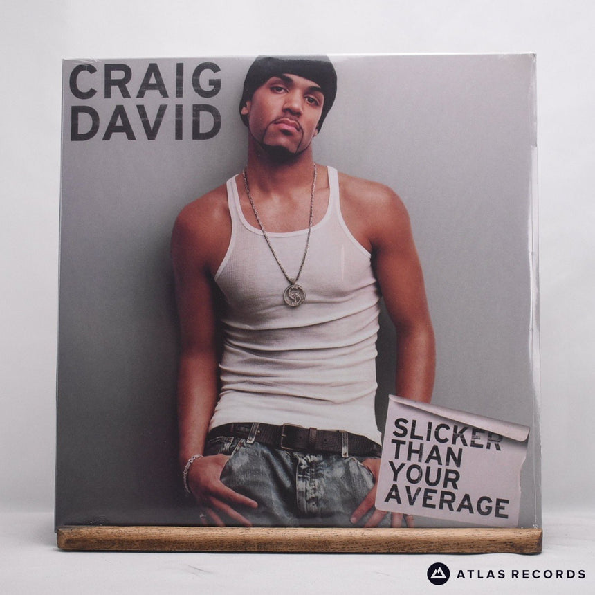 Craig David Slicker Than Your Average Double LP Vinyl Record - Front Cover & Record